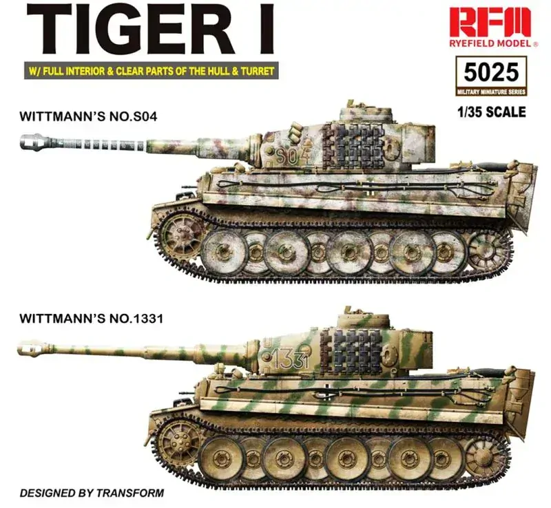 RFM Tiger I WITTMANN'S TIGER Early Production - FULL INTERIOR! 1/35